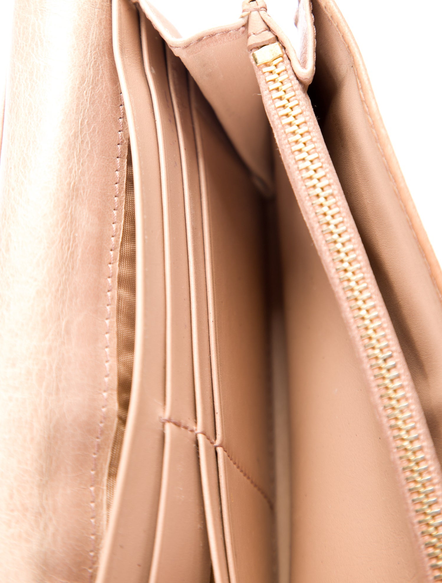 Prada Leather Continental Wallet